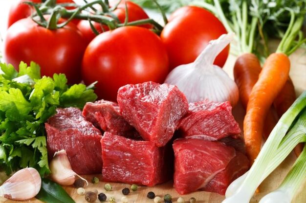 mäso a zelenina pre dukanovú diétu