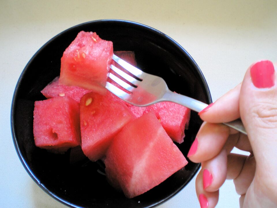 Jesť melón, aby ste sa zbavili nadbytočných kilogramov