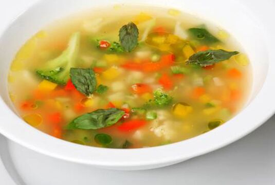 zeleninová polievka na chudnutie