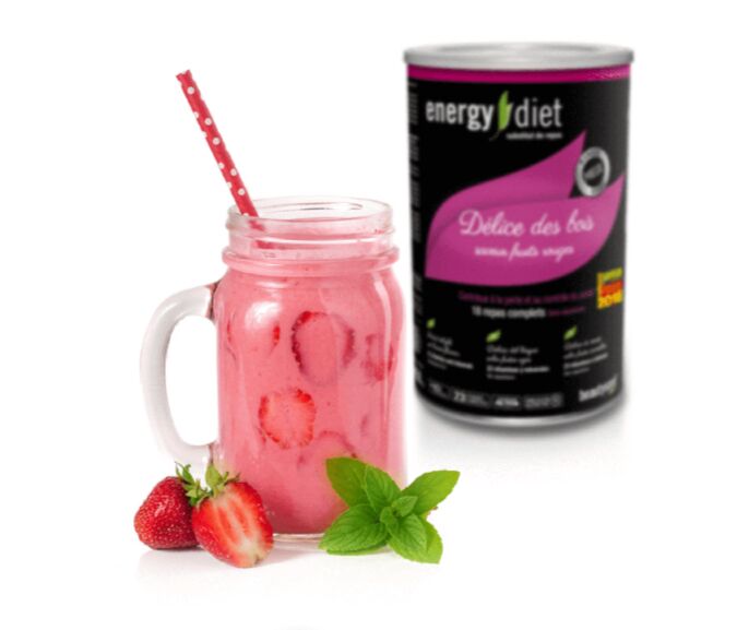 Strawberry Cocktail Energy Diet