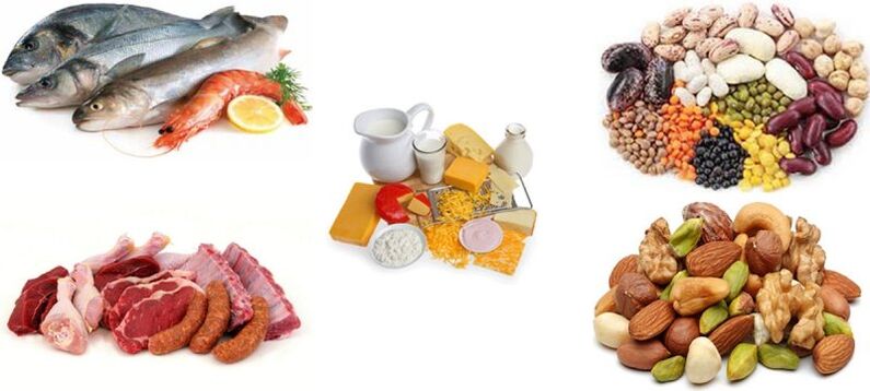 proteínové produkty na proteínovej diéte